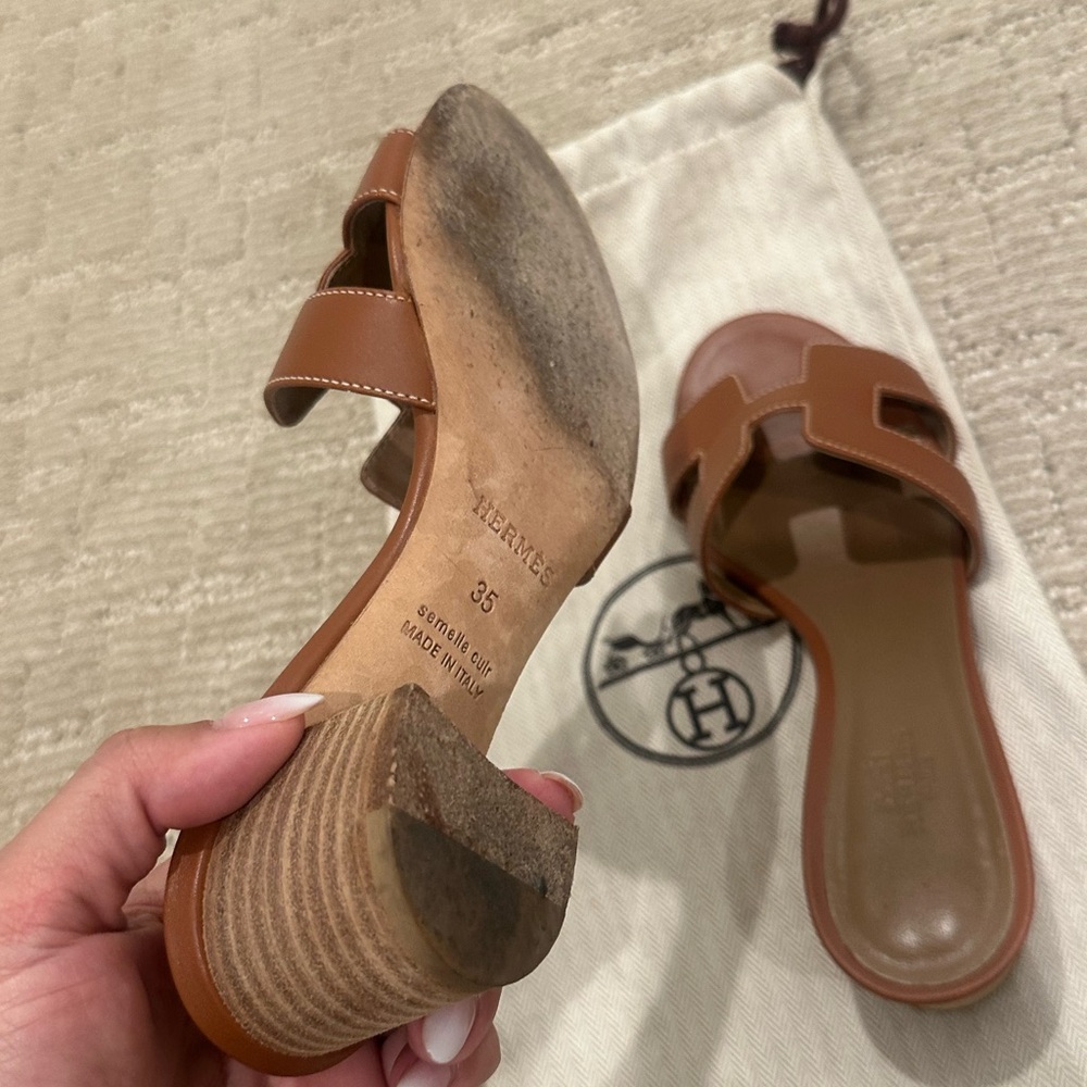 HERMES OASIS ORAN SANDALS - Picture 10 of 11